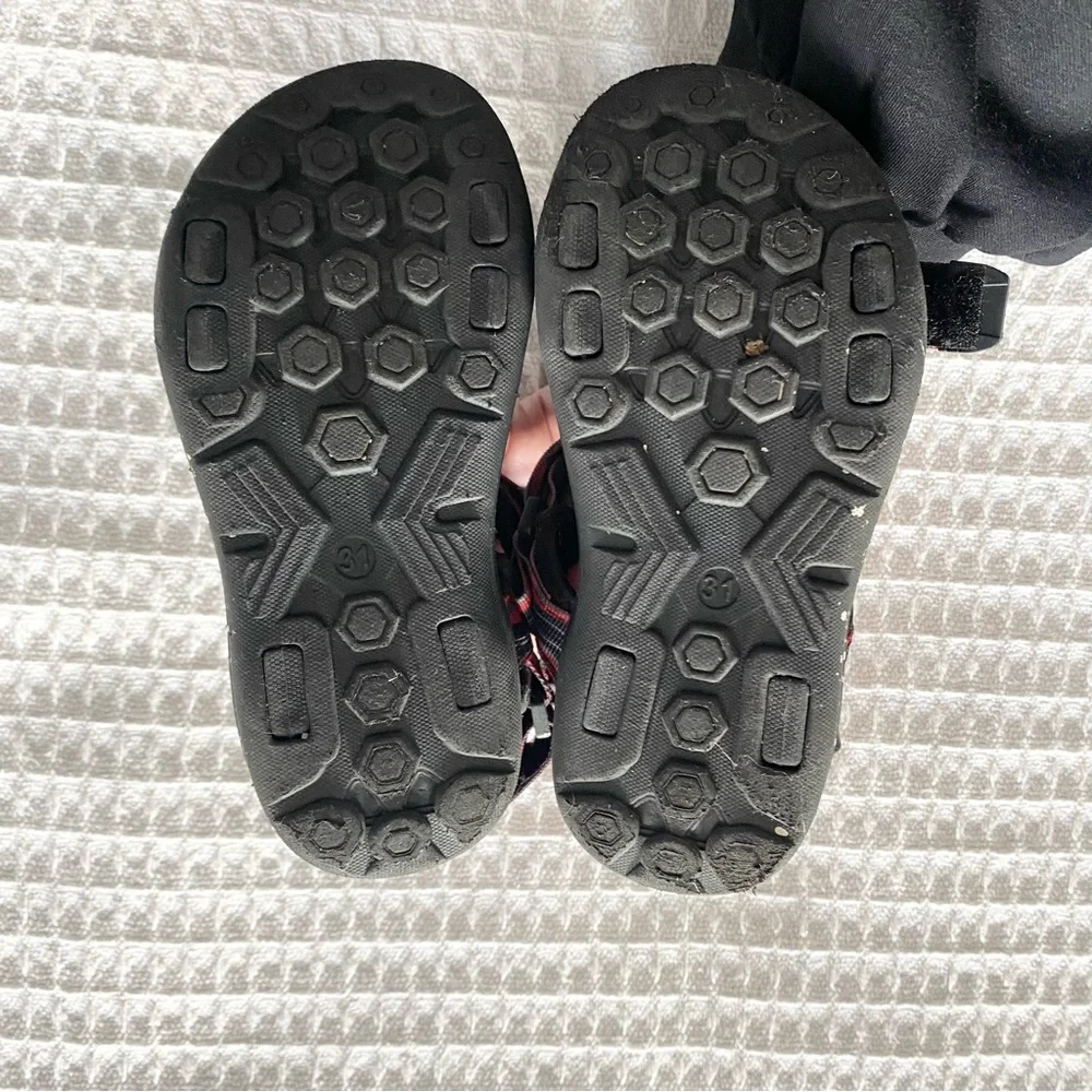 Sporty Kids Sandals - Black and Red size 31